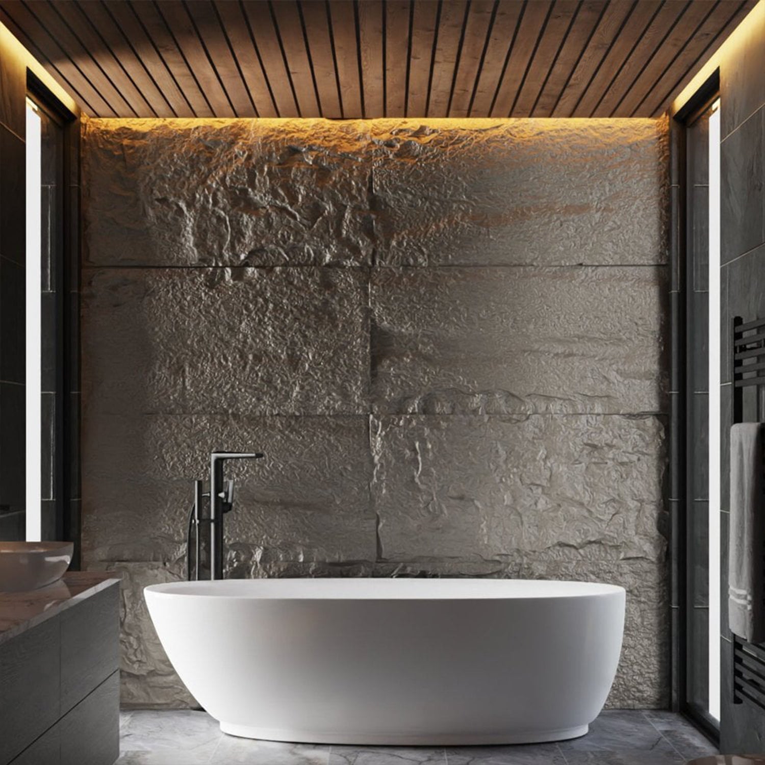 Waterproof Faux Stone Shower Panels: Elegant and Long-Lasting