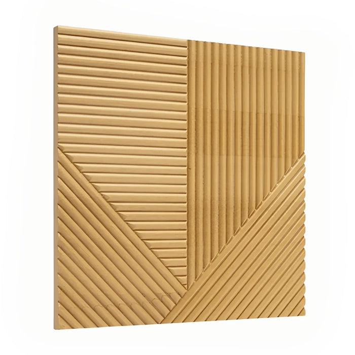 Crossing Lines Solid Wood Wall Panels | GroovePanel®