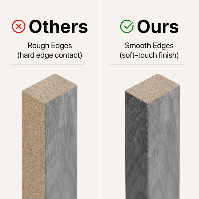 American Grey Acoustic Slat Wood Wall Panels | 3-Sided Veneer | SoundPanel®-Indoor-The Panel Hub