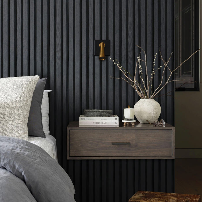 American Smoke Acoustic Slat Wall Panels | 3-Sided Veneer | SoundPanel®