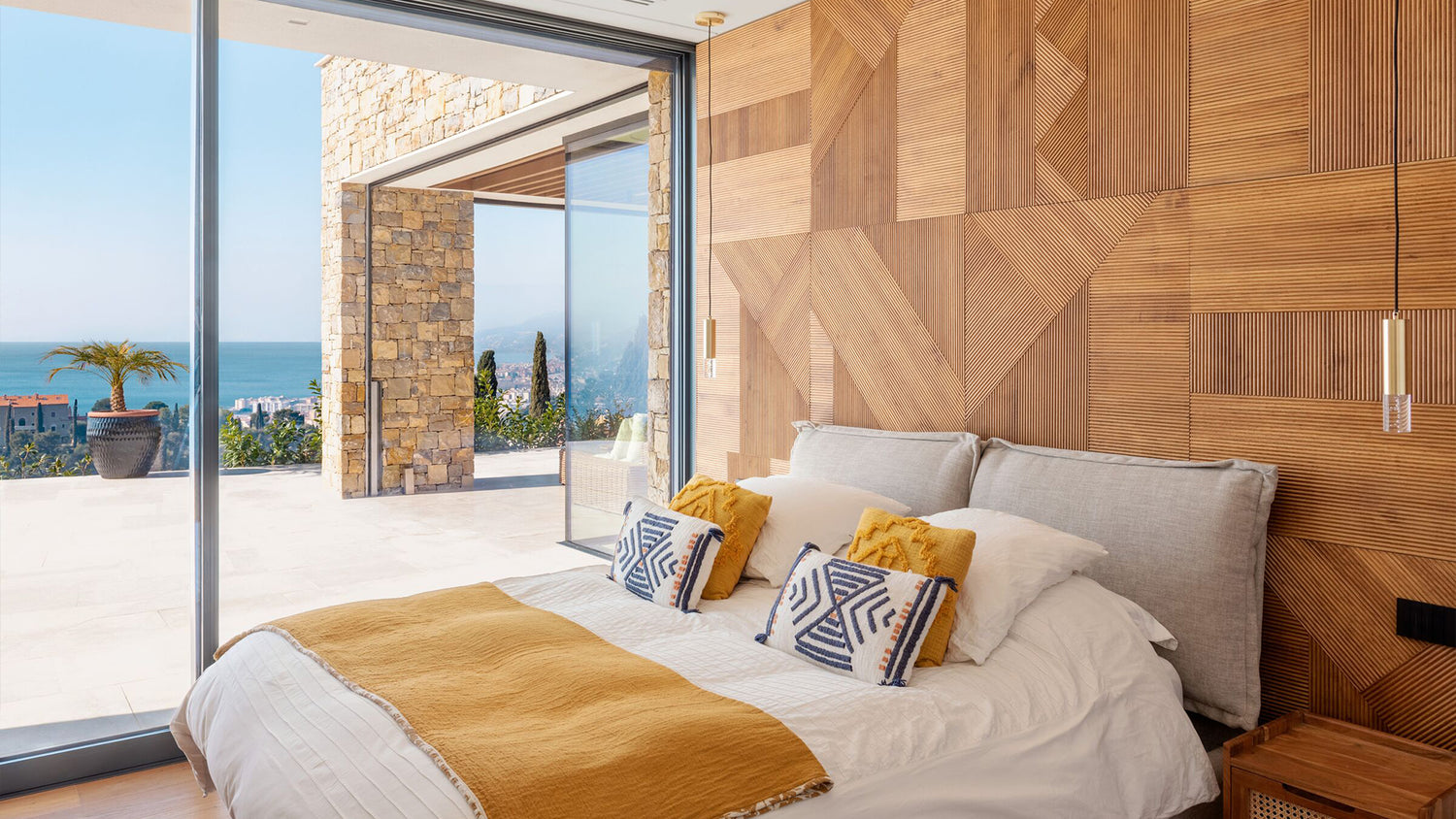 Timeless Elegance with Solid Wood Wall