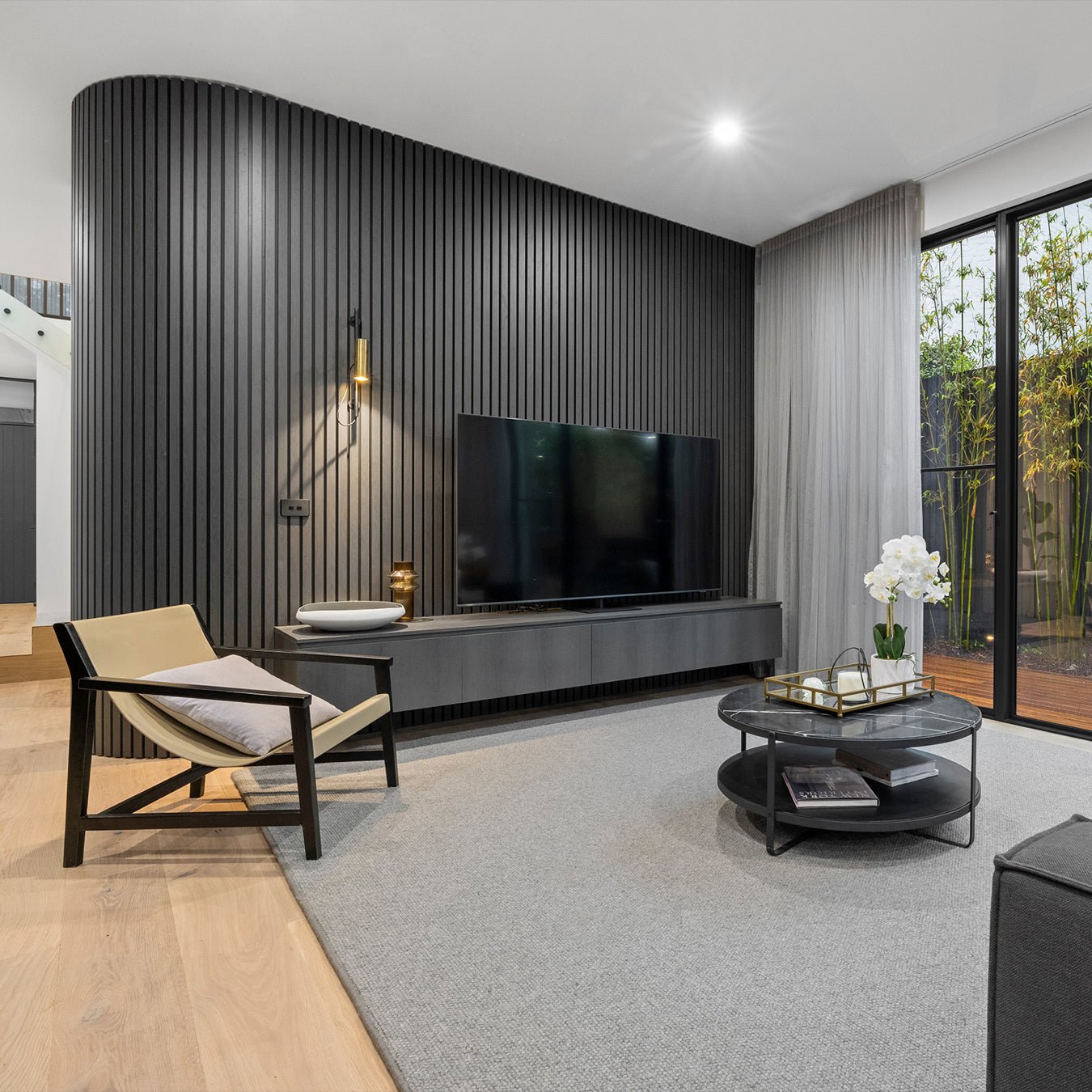America Smoke Acoustic Wall Panels | 3-Sided Wood Veneer | SoundPanel®.