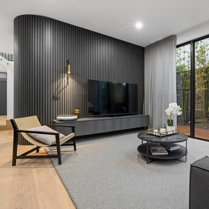 America Smoke Acoustic Wall Panels | 3-Sided Wood Veneer | SoundPanel®.