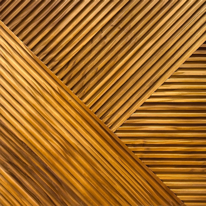 Tangram Solid Wood Wall Panels | GroovePanel®