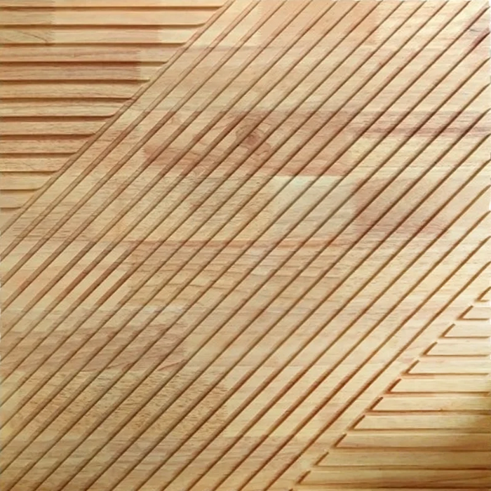 Tangram Solid Wood Wall Panels | GroovePanel®