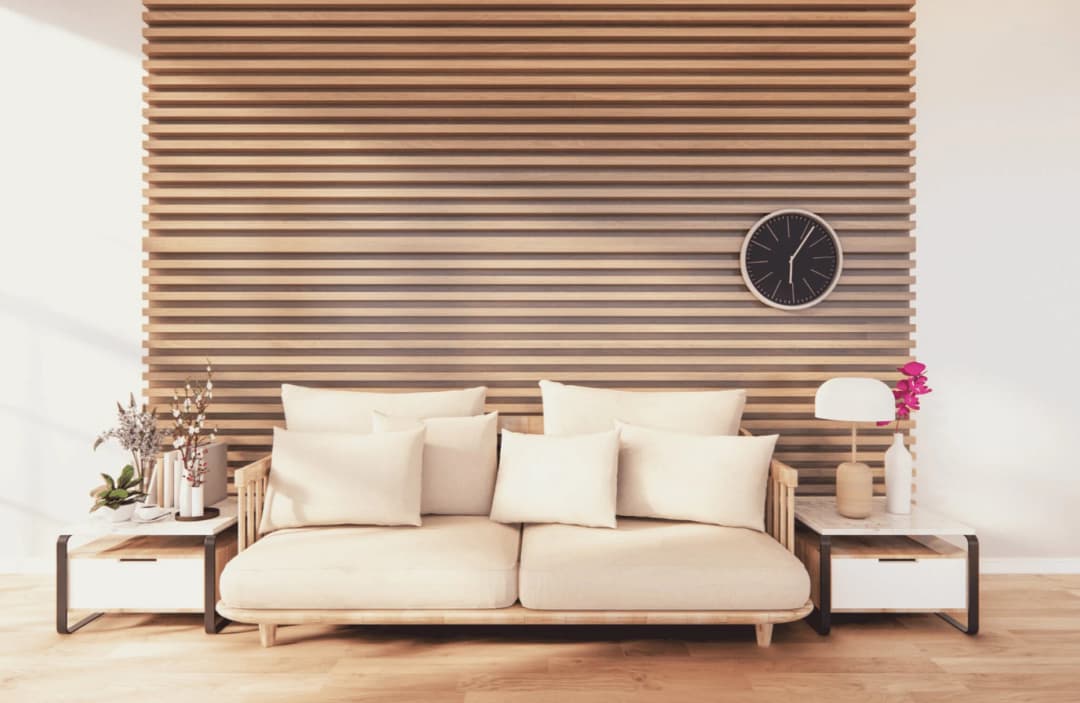 Modern Wood Slat Accent Wall
