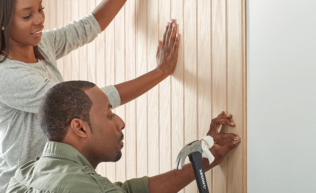 how to install decorative wall paneling
