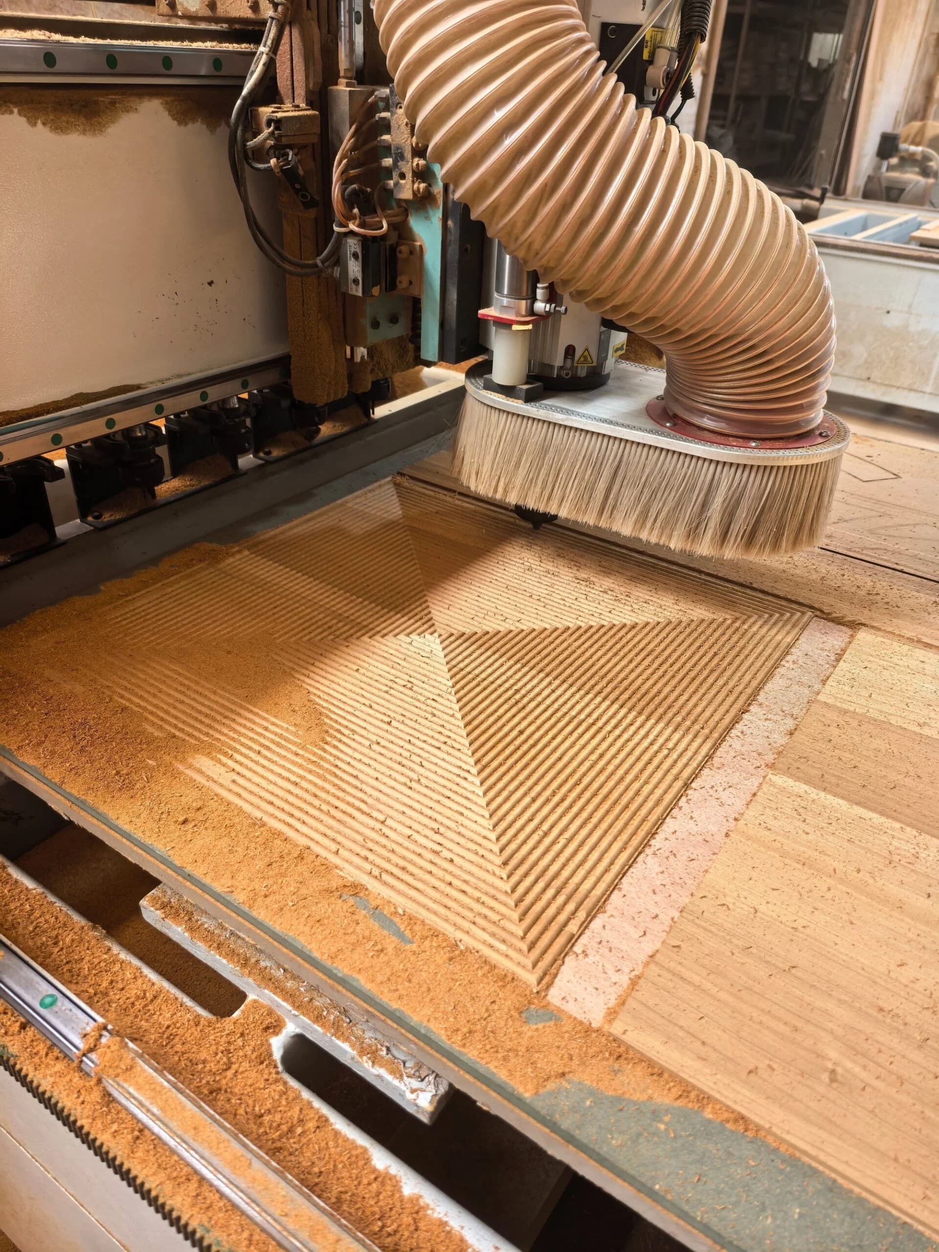 manufacturing process at The Panel Hub factory