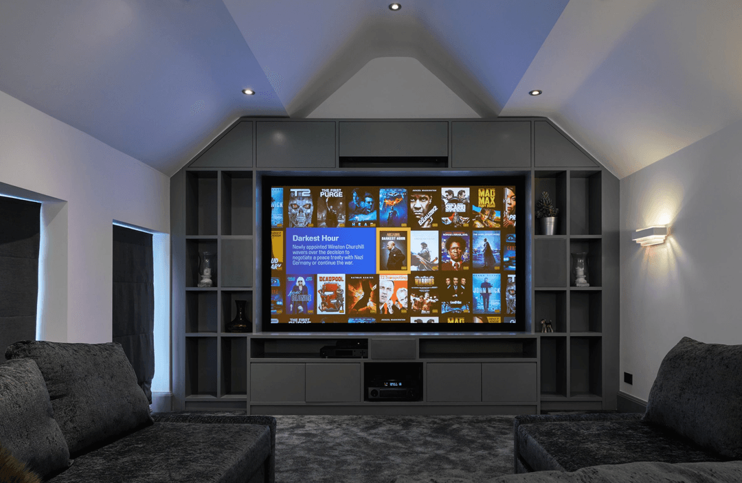 immersive movie nights wall media