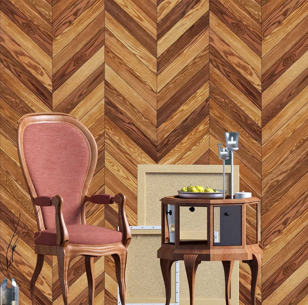 Triangular Mosaic Wood Wall Panel