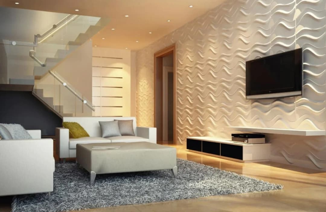Wavy 3D PVC Wall Panel
