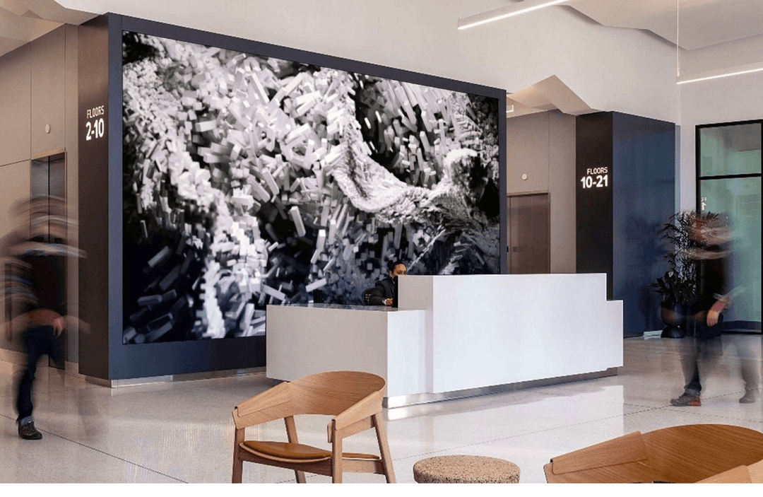 media wall that responds to your touch