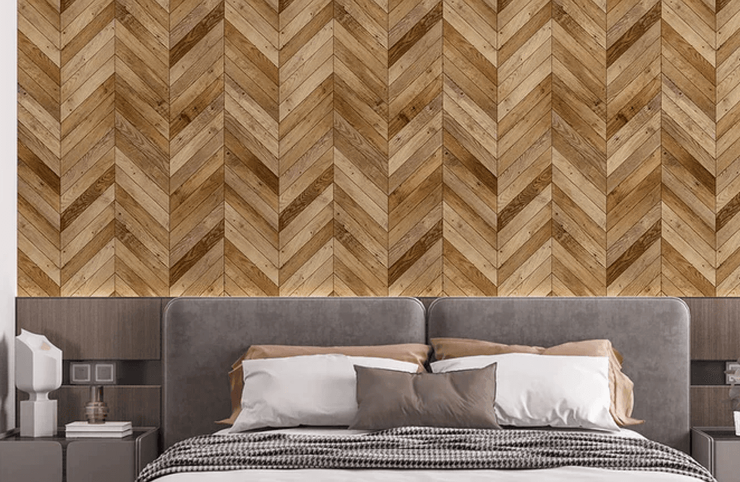 Triangular Mosaic Wood Wall Panel