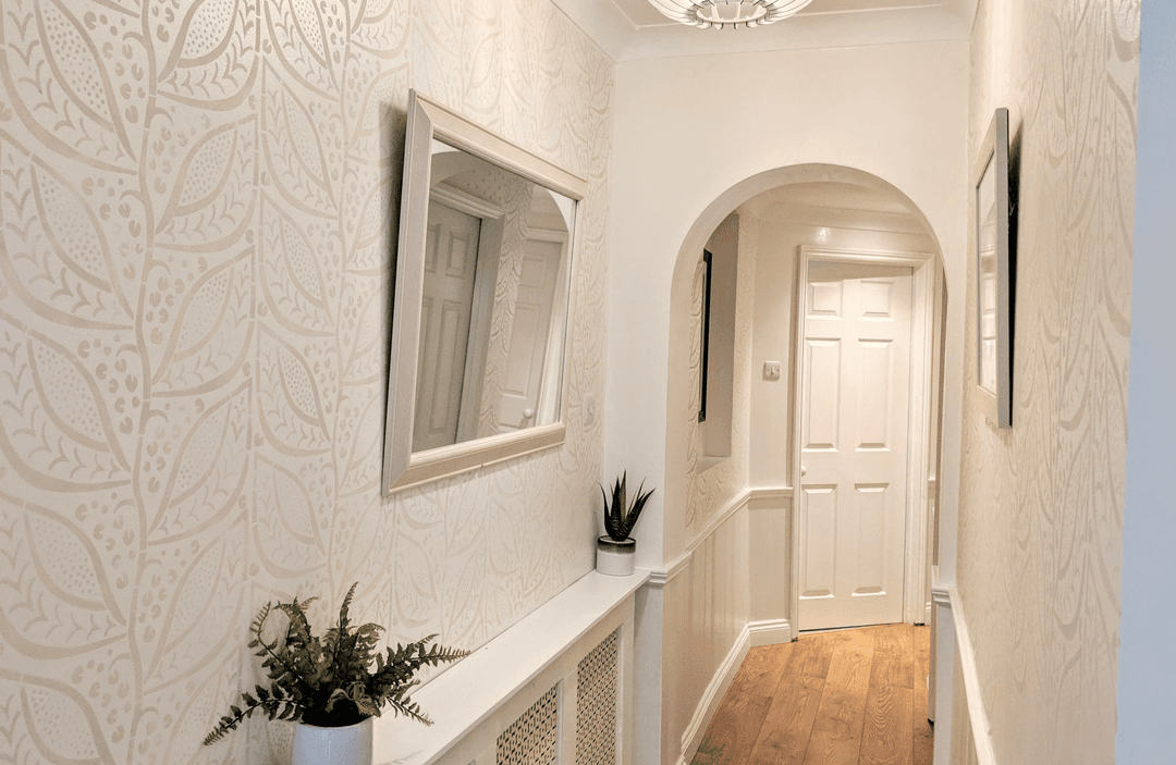 hallway painting ideas with Stencils