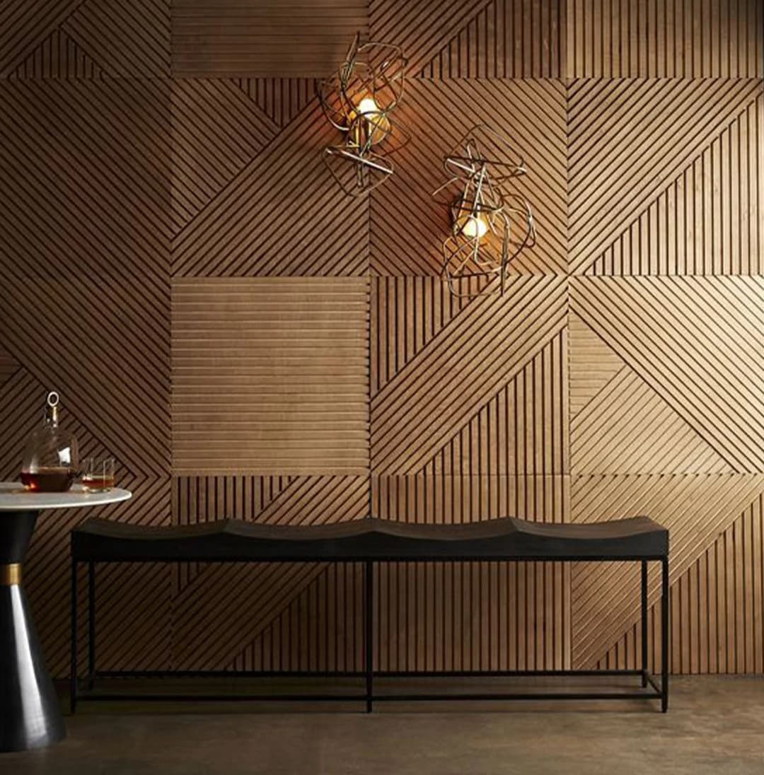 Mosaic Wood Wall Panel