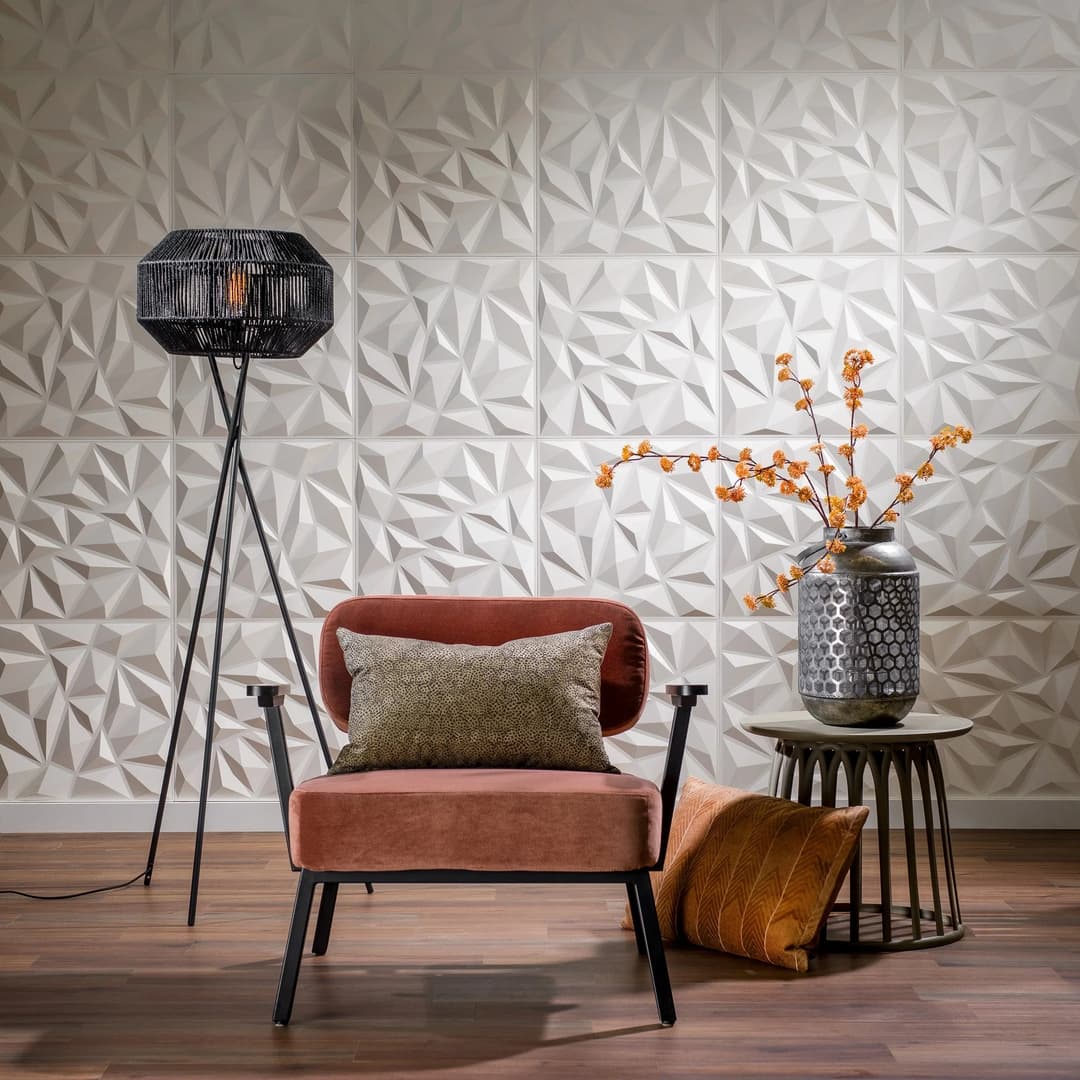 Puck 3D PVC Wall Panel Decorative bathroom wall panels