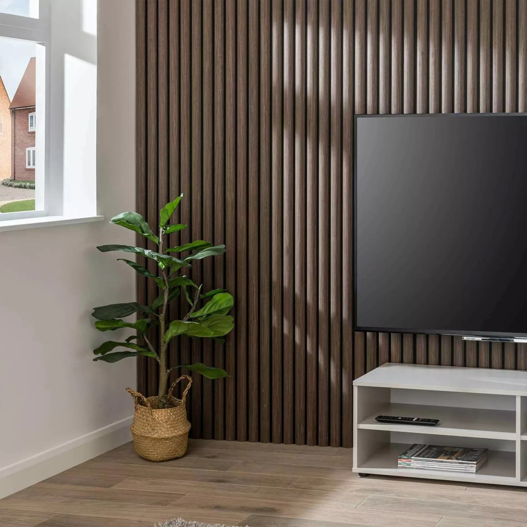 Acoustic Curve Wood Wall Panels - Oak - View 13