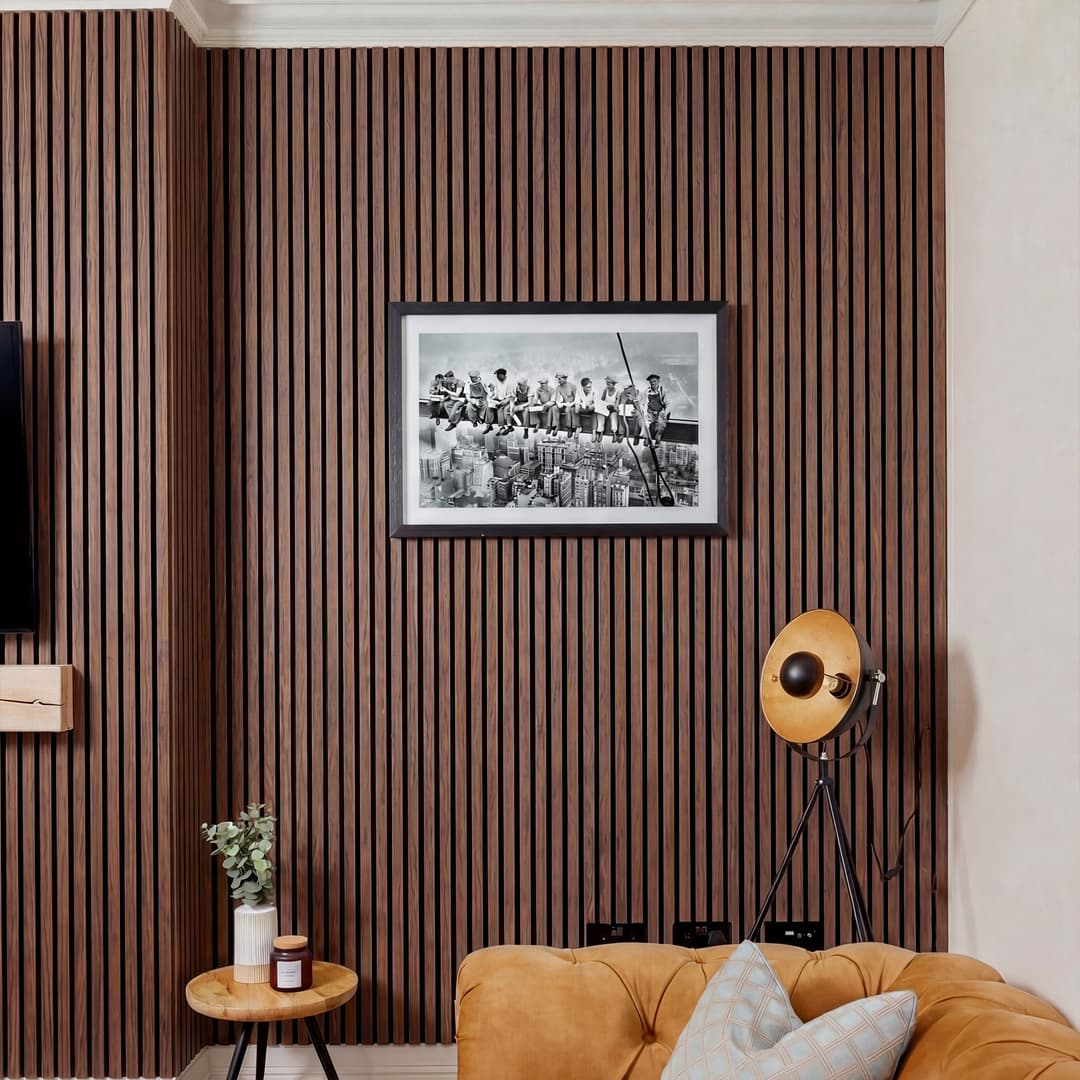 American Acoustic Slat Wood Wall Panels - Oak - View 29