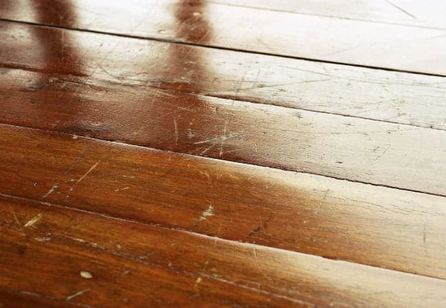 how to clean wood panel floors