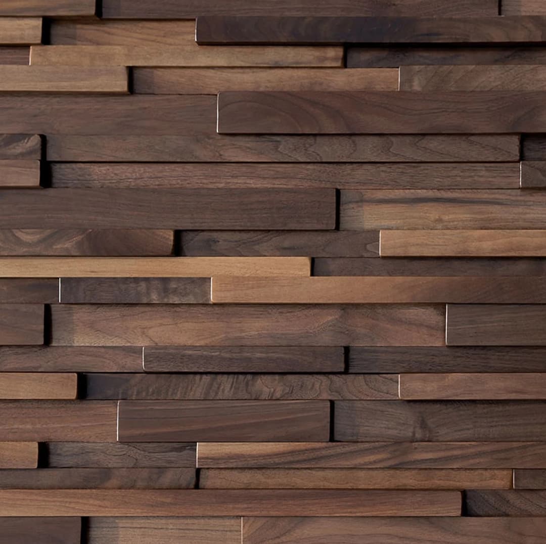 horizontal wood slat wall
