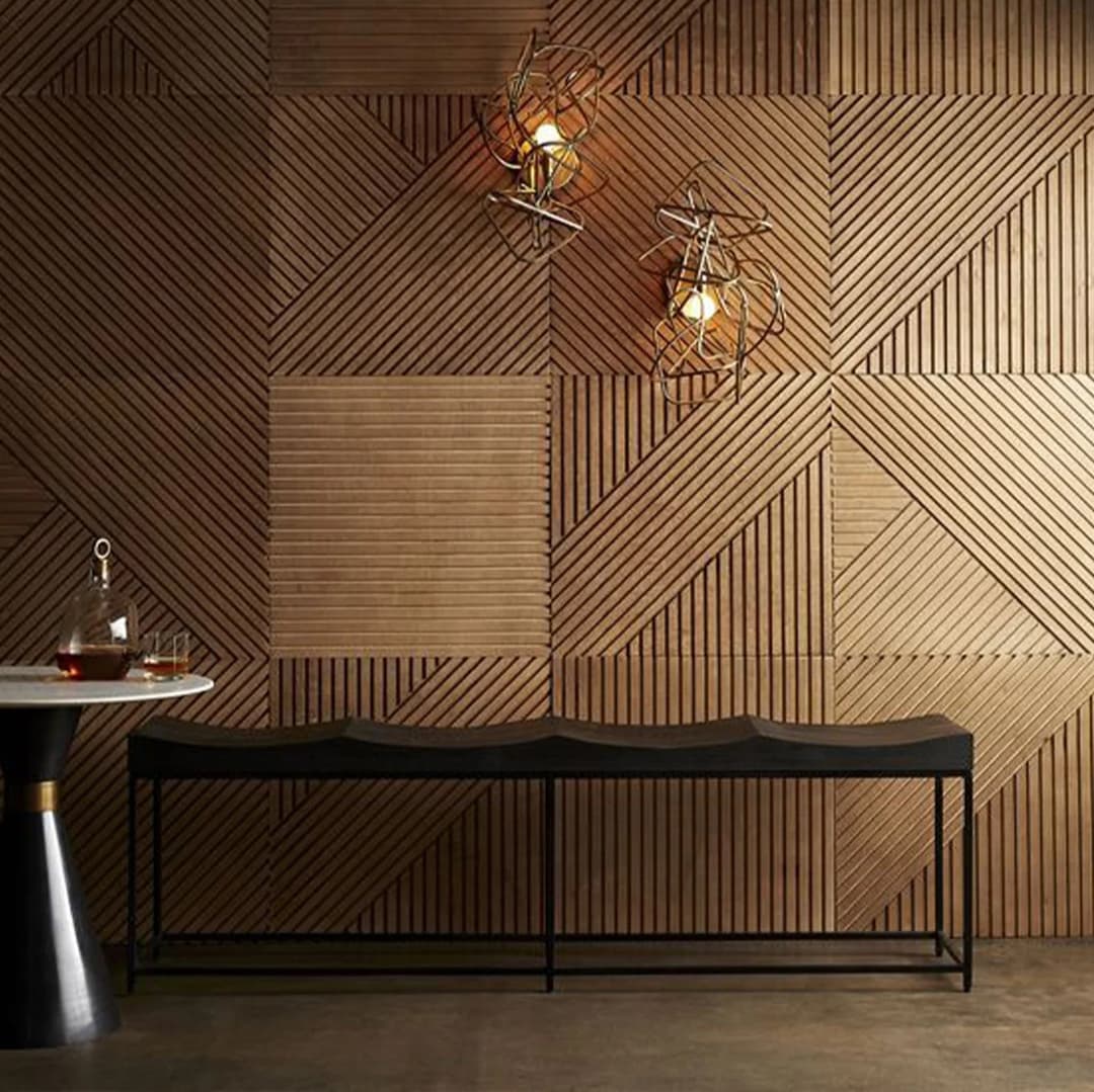 Mosaic Wood Wall Panel