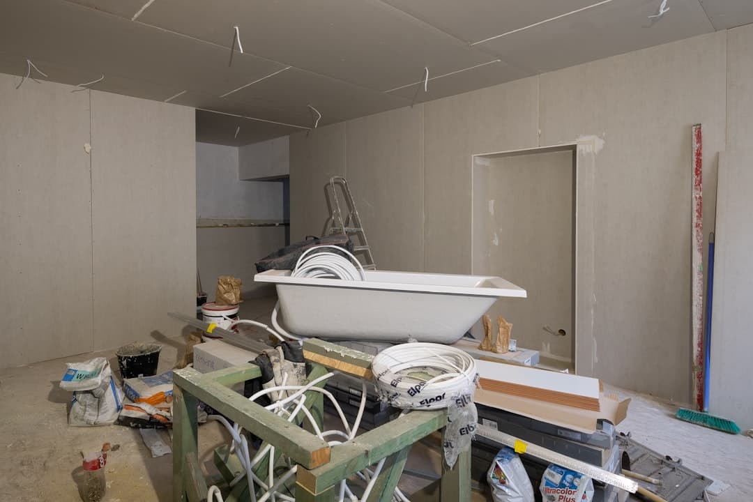 Panel Hub slat wall panel installation process in a residential interior space