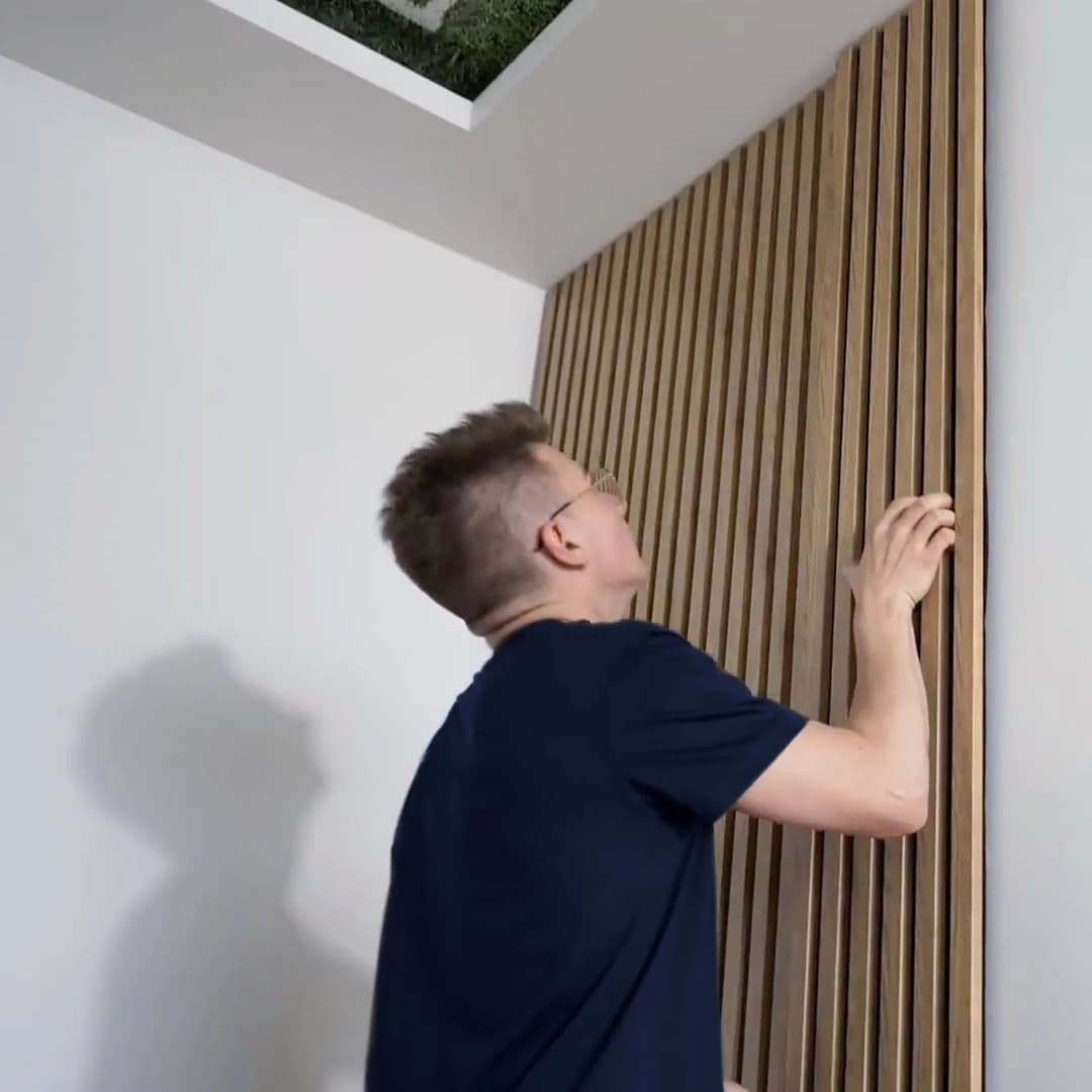 install slat wall panels