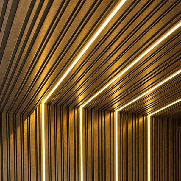 Wall paneling with lights