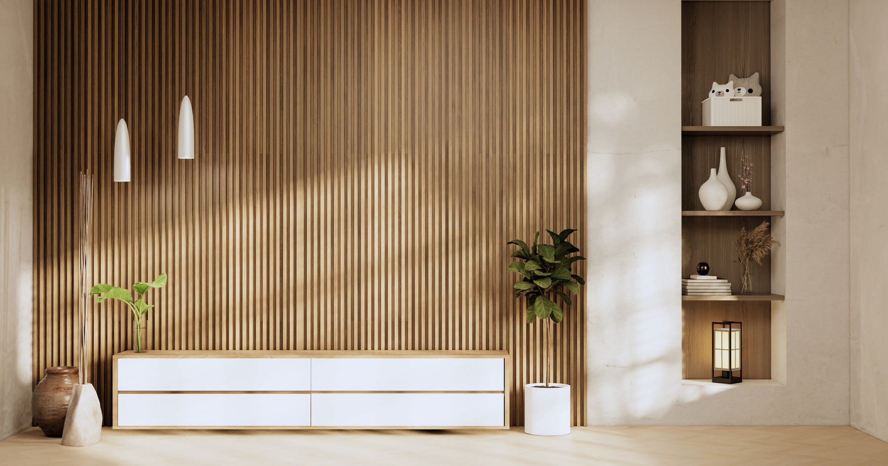 50 Creative Interior Wood Slat Wall Ideas to Transform Your Space - The Panel Hub