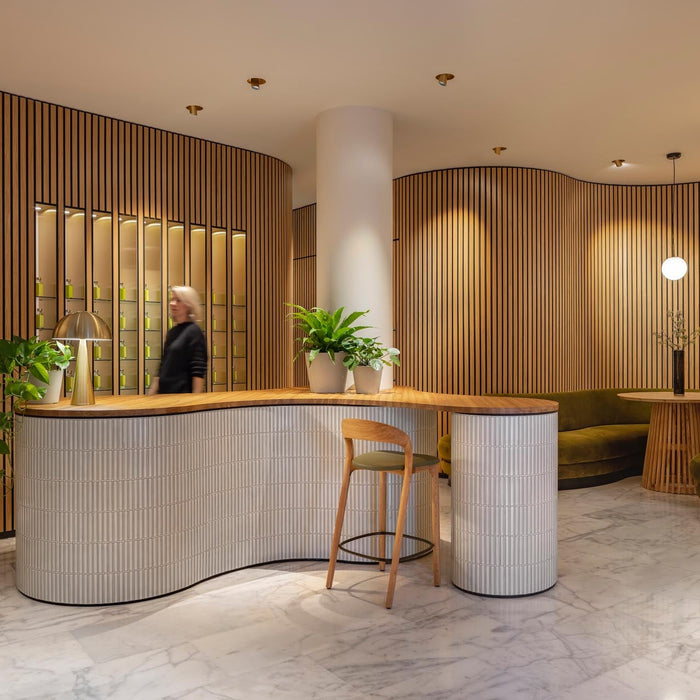 Wood Panels for Reception Areas: How to Design a Professional Entrance
