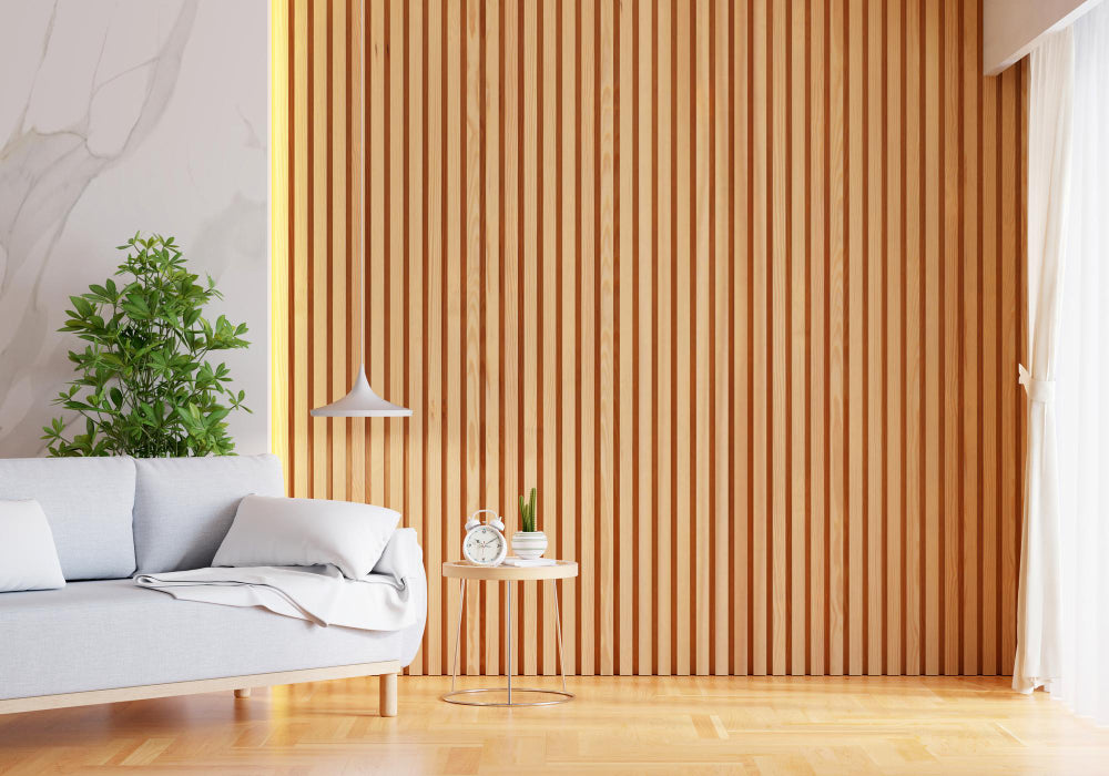 how to decorate a living room with wood paneling
