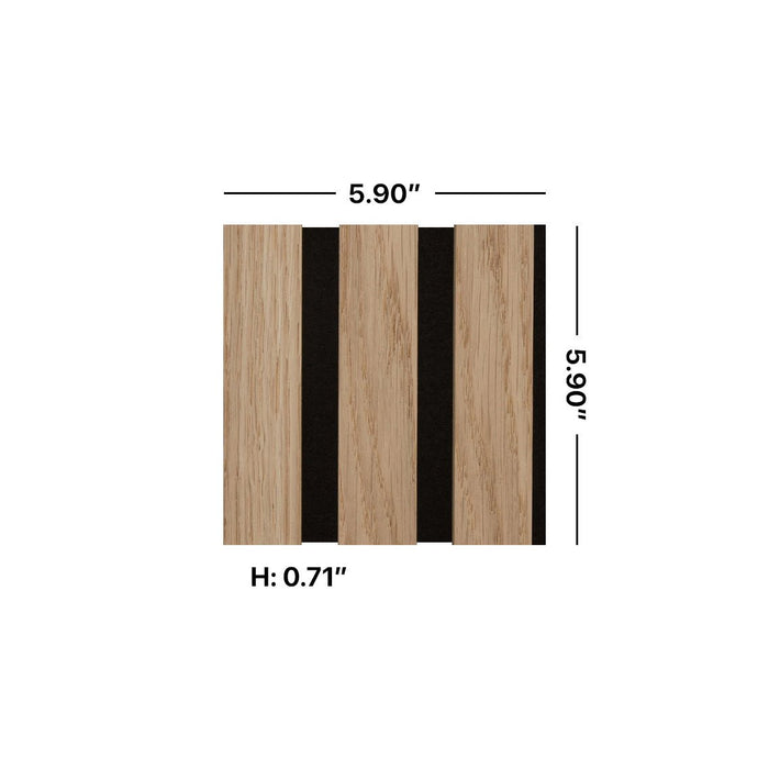 Wood Wall Panel | MDF | American Oak Slat Sample Box (Copy).