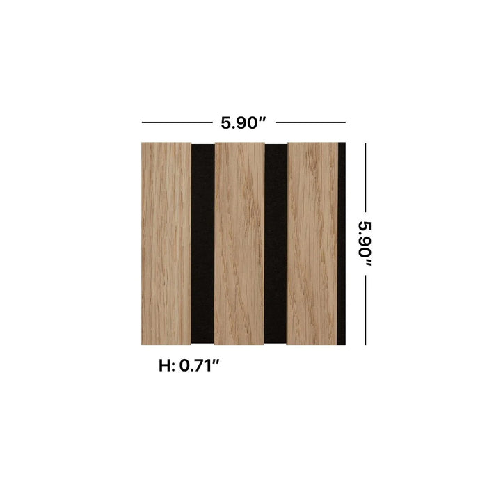 3D Acoustic Slat Sample Box Wood Wall Panels | SoundPanel®