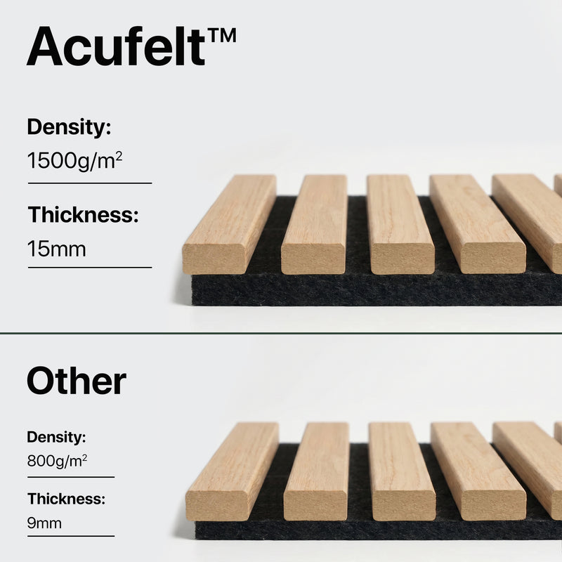 Acoustic Slat Wood Wall Panels in Golden Oak — view 7