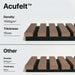 Acoustic Slat Wood Wall Panels in Walnut — view 7