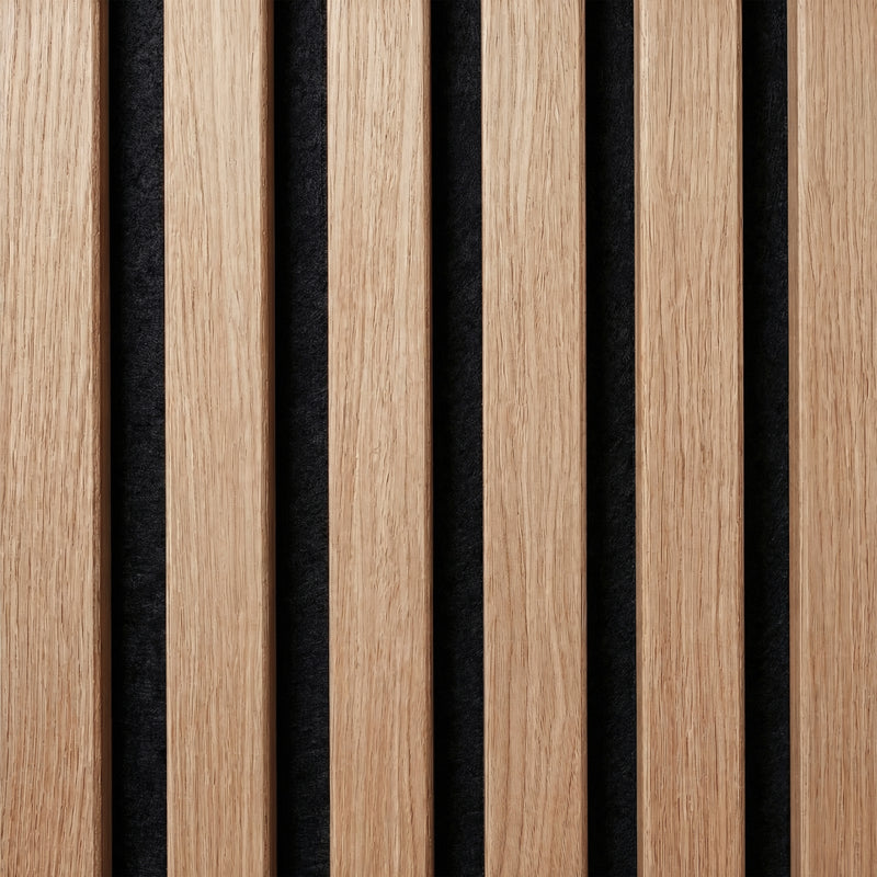 Acoustic Slat Wood Wall Panels in Golden Oak — view 3
