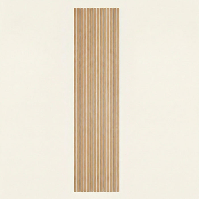American Acoustic Slat White Felt Wood Wall Panels | SoundPanel™