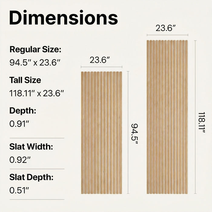 American Acoustic Slat White Felt Wood Wall Panels | SoundPanel™