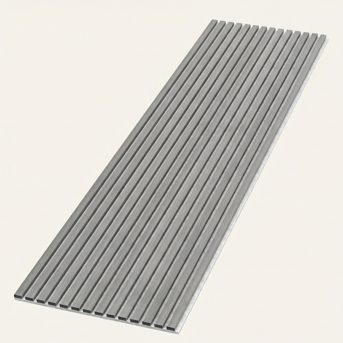 American Acoustic Slat White Felt Wood Wall Panels | SoundPanel™