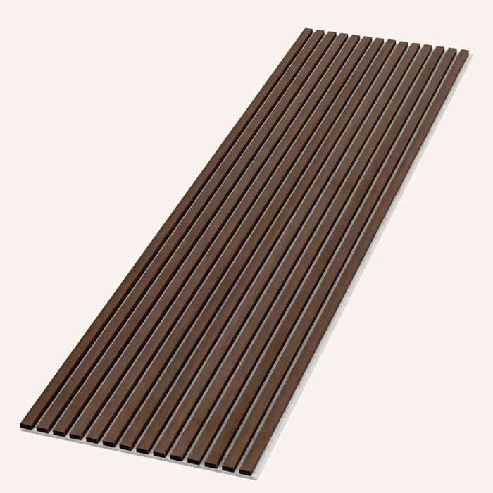 American Acoustic Slat White Felt Wood Wall Panels | SoundPanel™