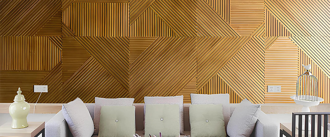 Banner-Display-Tangram-Mosaic_Golden-Brown-The Panel Hub