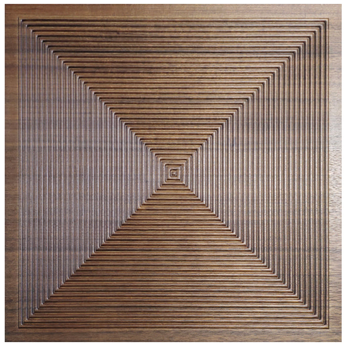 Brown Parallel Solid Wood Wall Panel | GroovePanel®