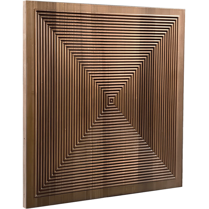 Brown Parallel Solid Wood Wall Panel | GroovePanel®