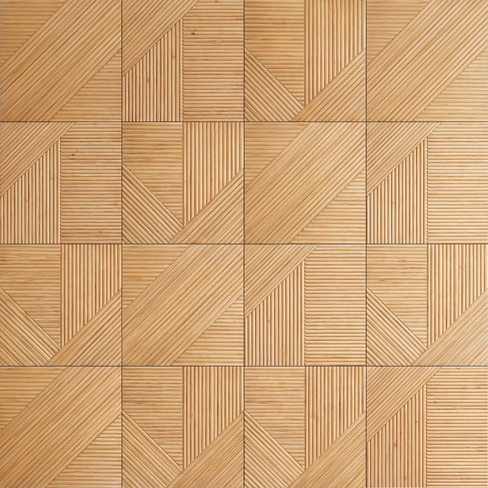 Crossing Lines Solid Wood Wall Panels | GroovePanel®