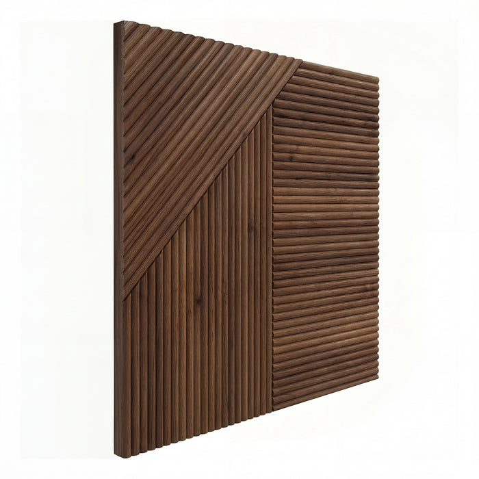 Crossing Lines Solid Wood Wall Panels | GroovePanel®