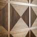Parallel Mosaic Wood Wall Panel