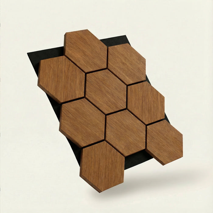 Acoustic Hexagon Wood Wall Panels | SoundPanel®