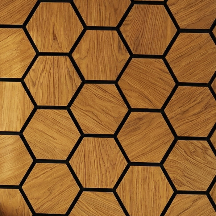 Acoustic Hexagon Wood Wall Panels | SoundPanel®