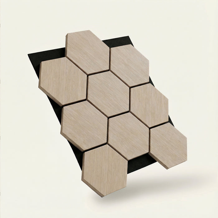 Acoustic Hexagon Wood Wall Panels | SoundPanel®
