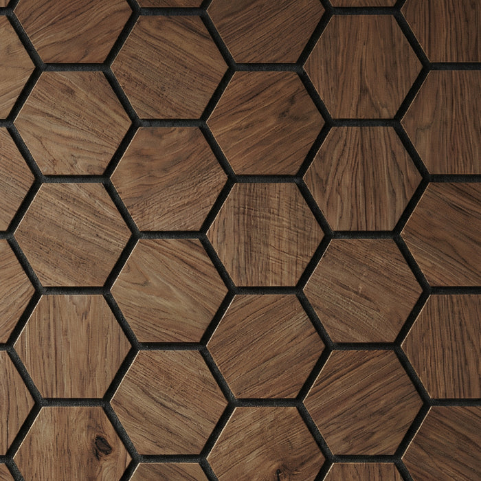 Acoustic Hexagon Wood Wall Panels | SoundPanel®